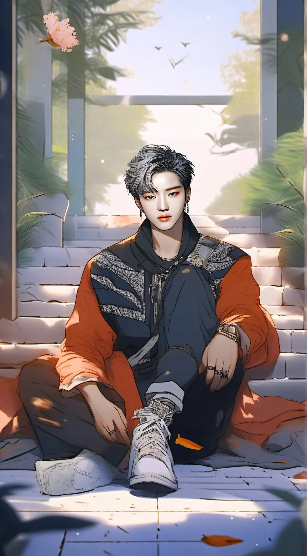 ai character: bangchan grand bro background