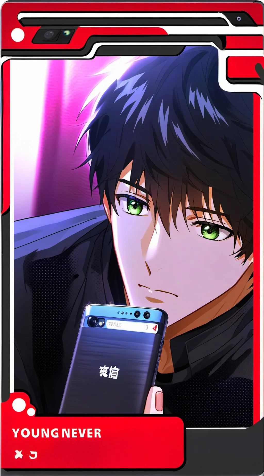 ai character: Techy Love Interes background