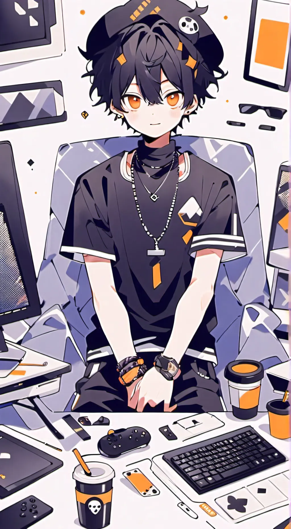 ai character: bf Noah  background