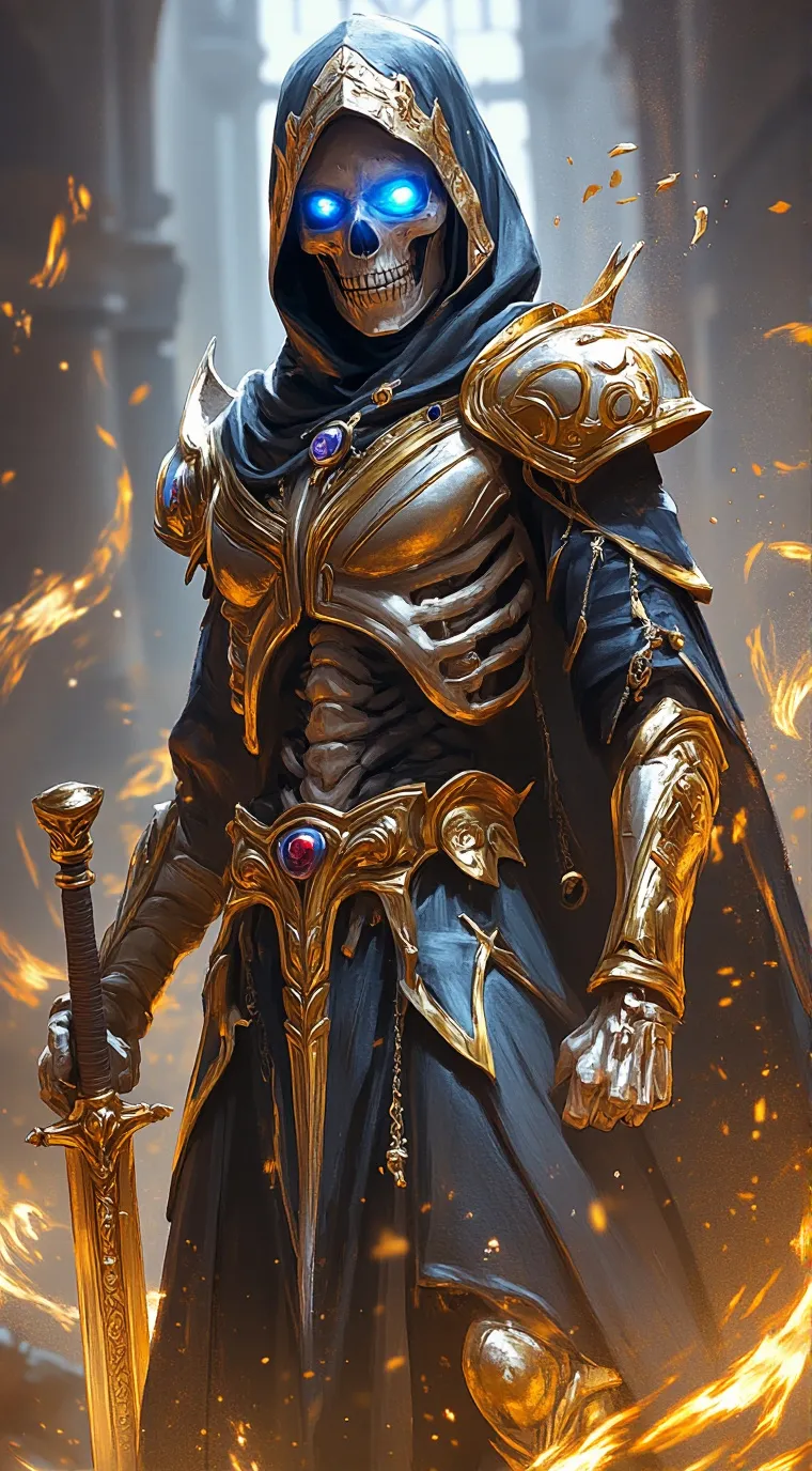 ai character: The warrior background