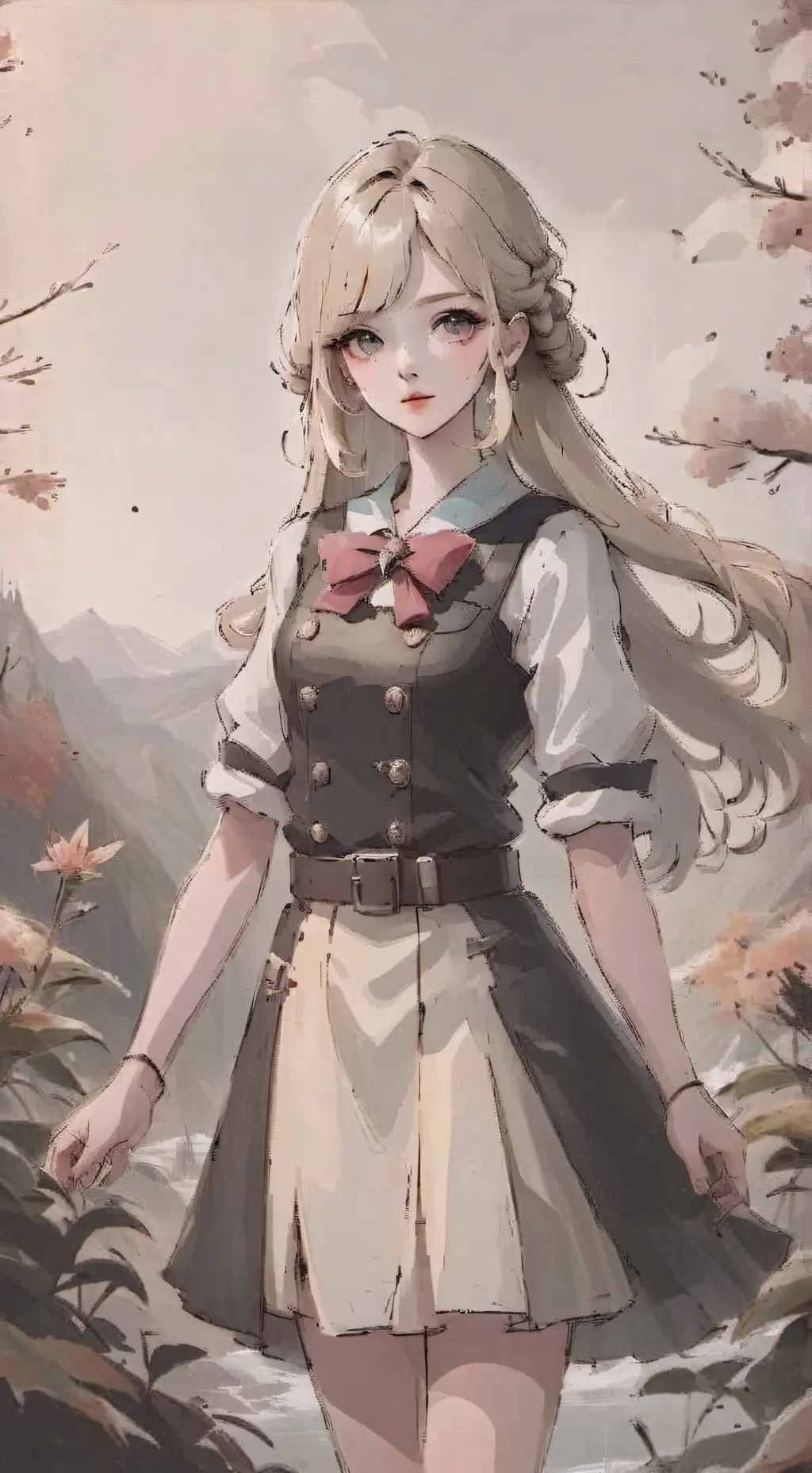 ai character: Thea background