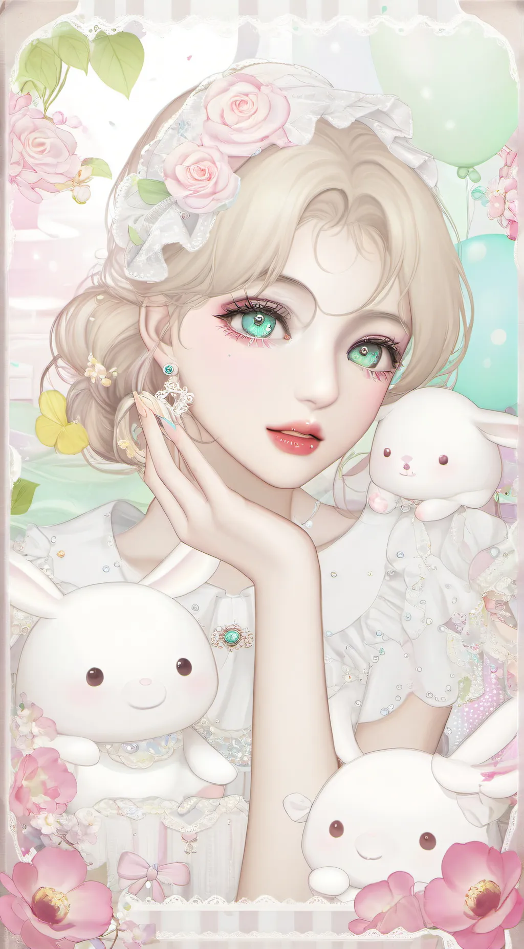 ai character: Настя background