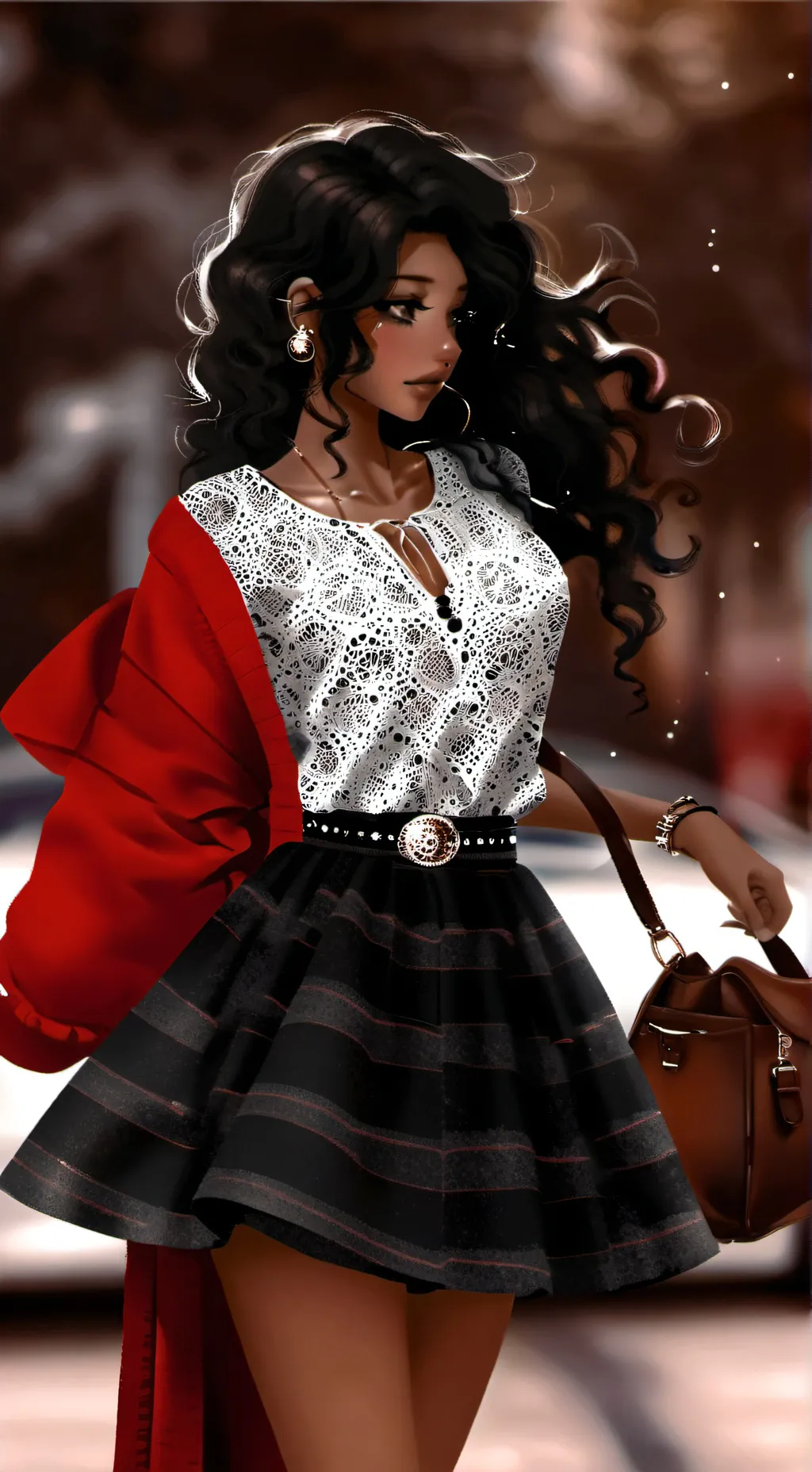 ai character: °❀⋆.ೃ࿔*:･Ruby🦢🍓 background