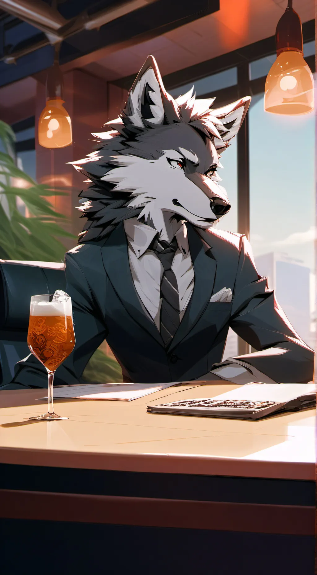 ai character: furry x you background