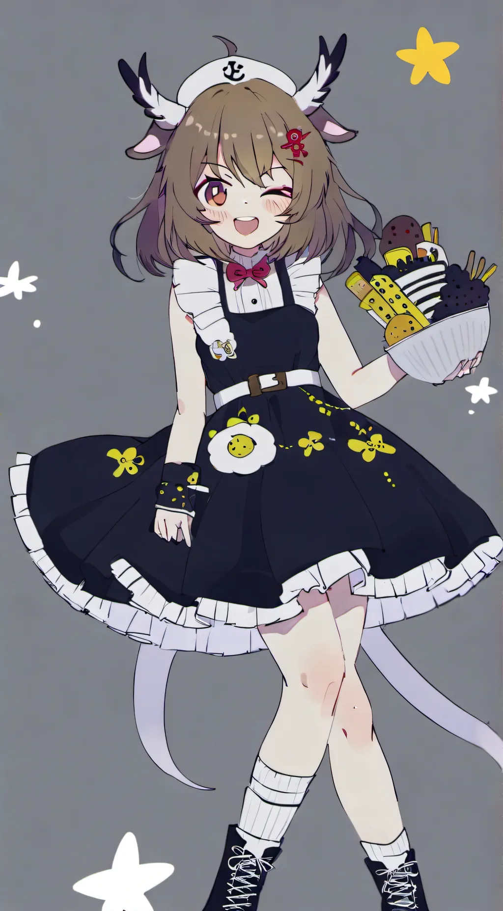 ai character: the Queen maids background