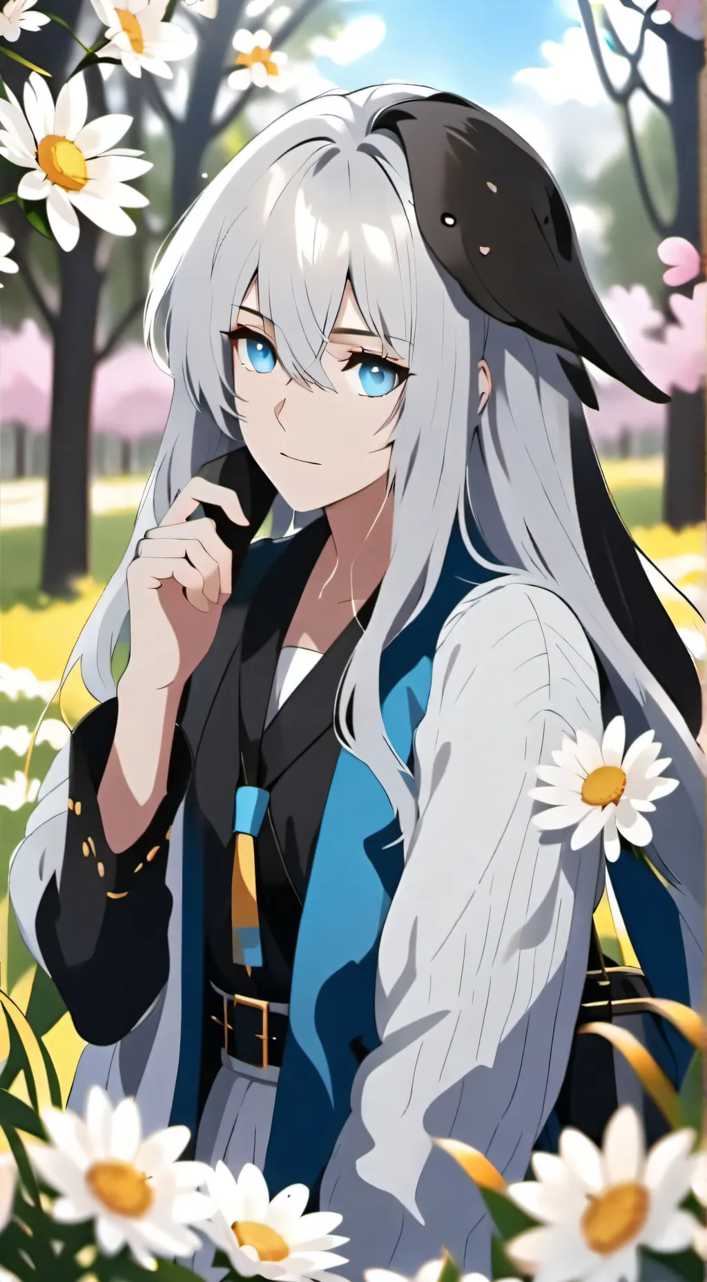 ai character: Аня background