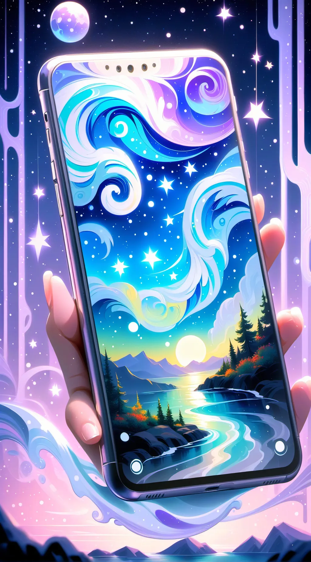 ai character: Red background