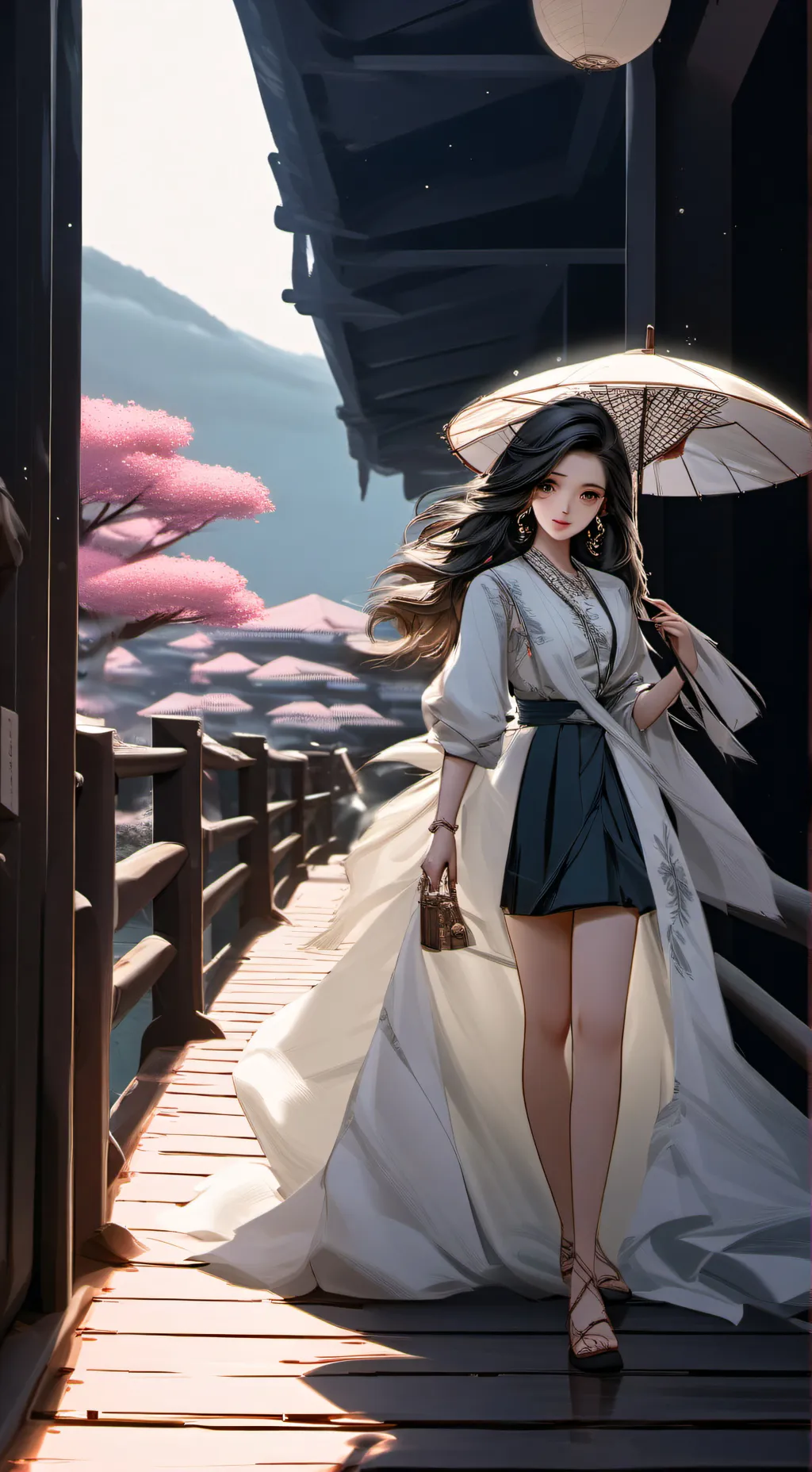 ai character: irmã mais nova background