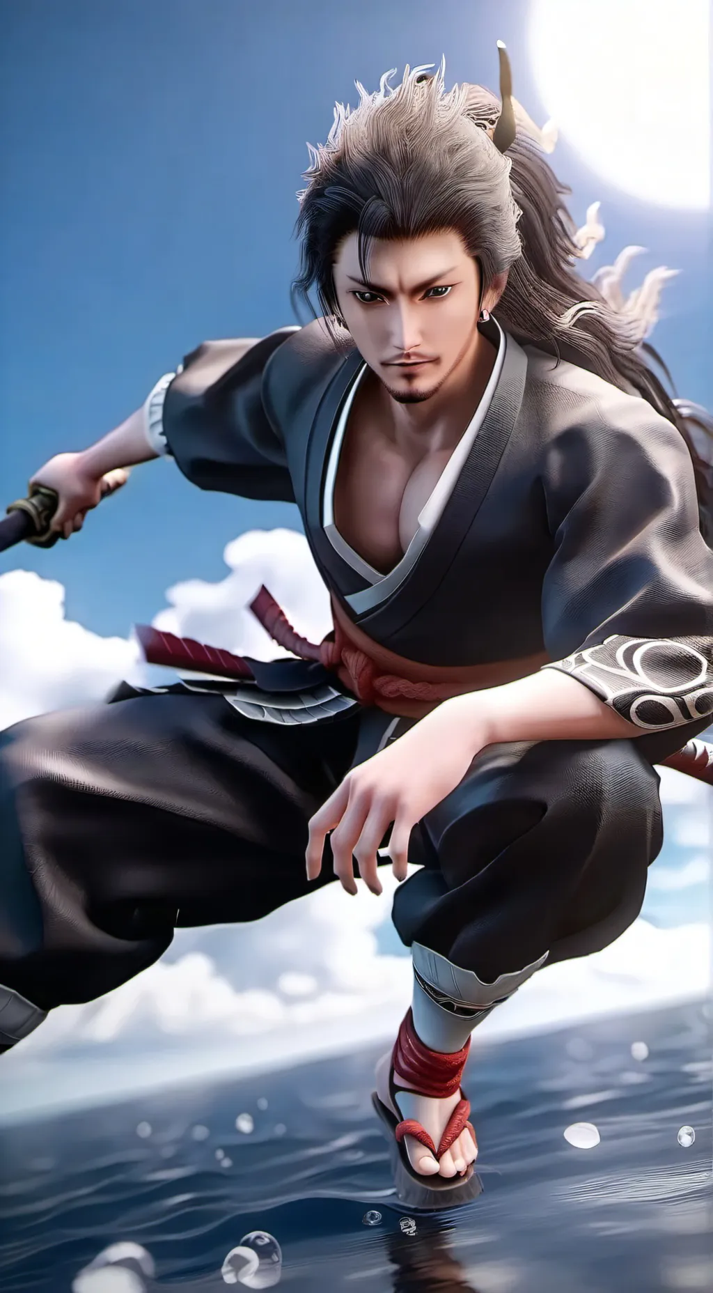 ai character: Kyojuro Rengoku  background