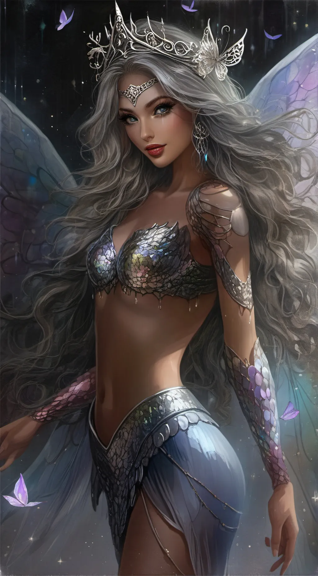 ai character: Selene  background