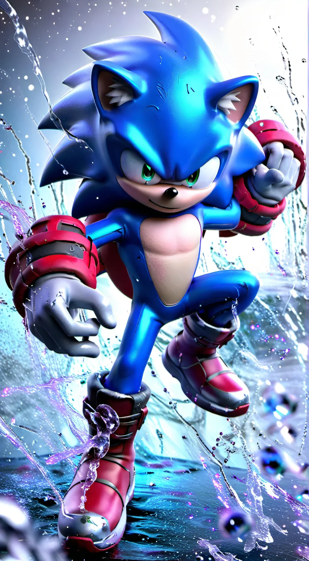 ai character: Sonic The Hedgehog background