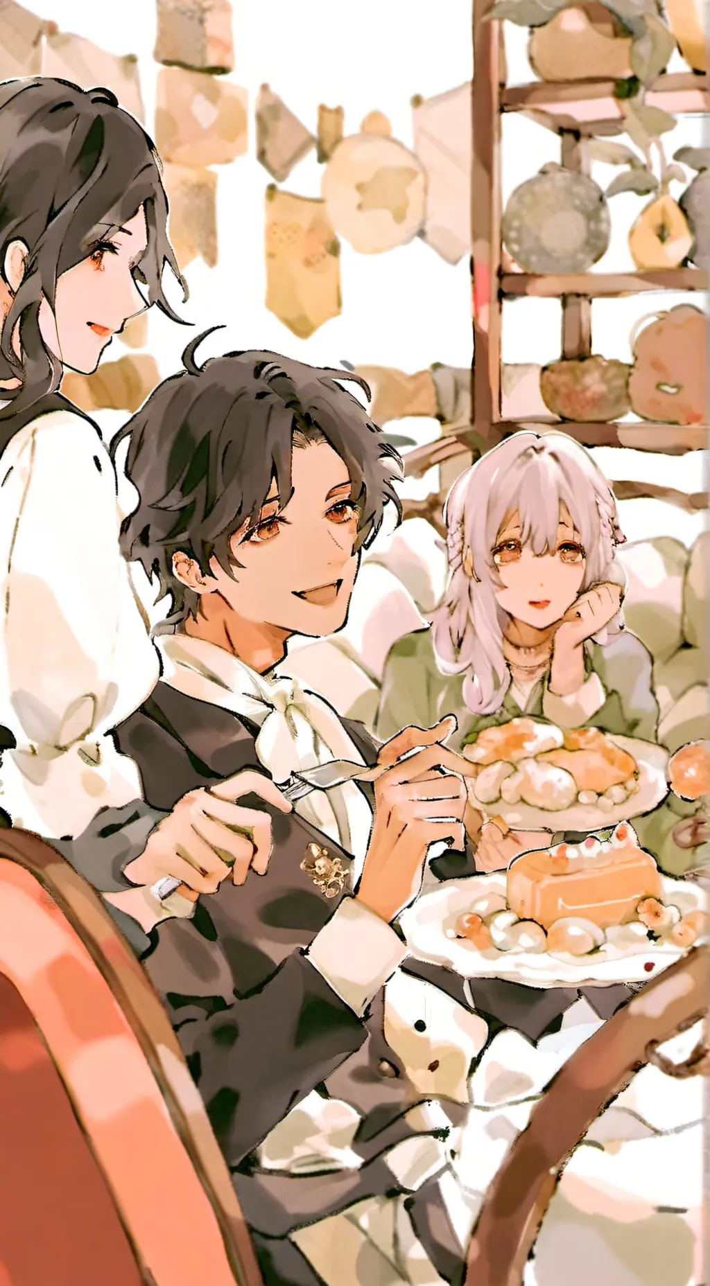 ai character: forsaken sleepover background