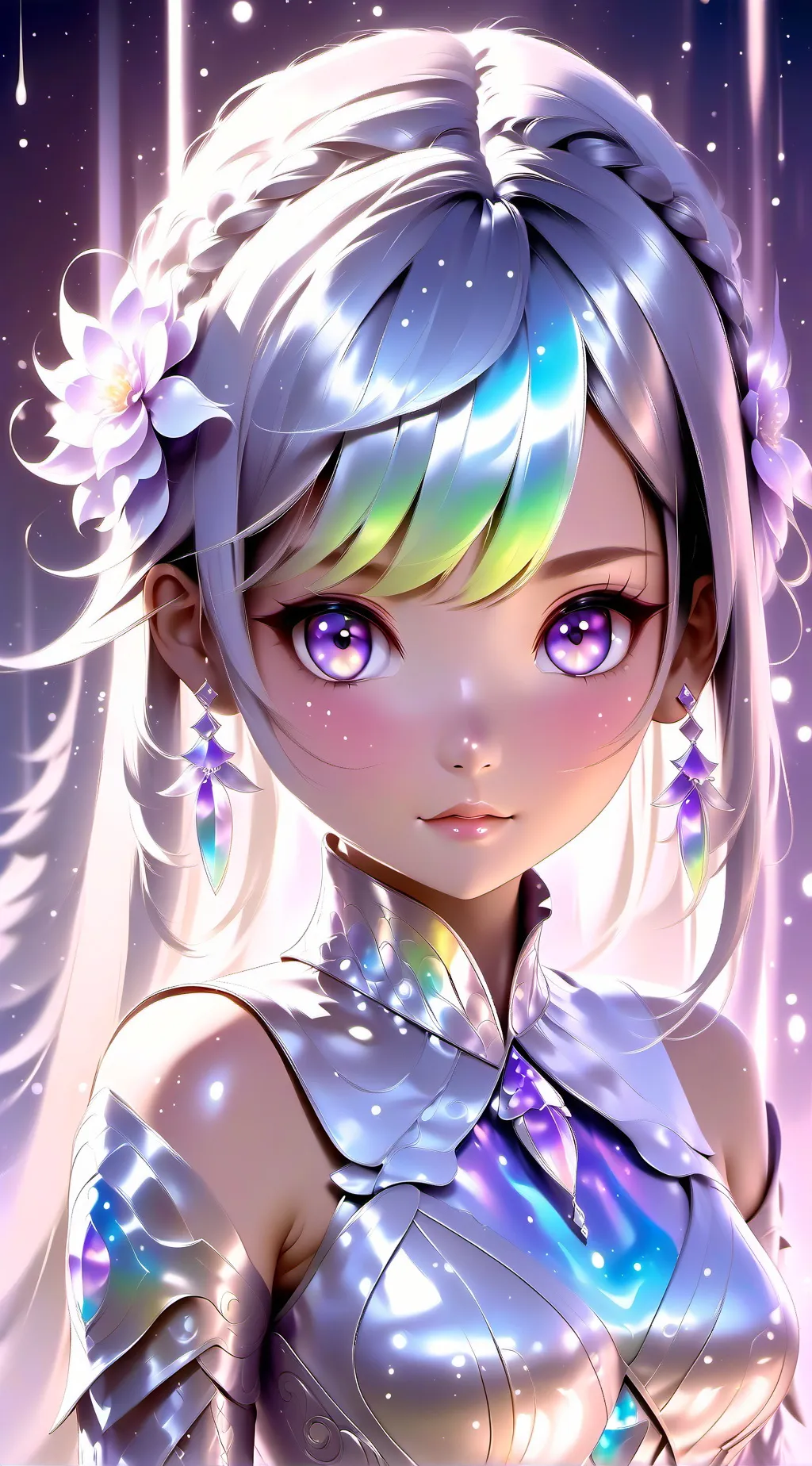 ai character: smile background