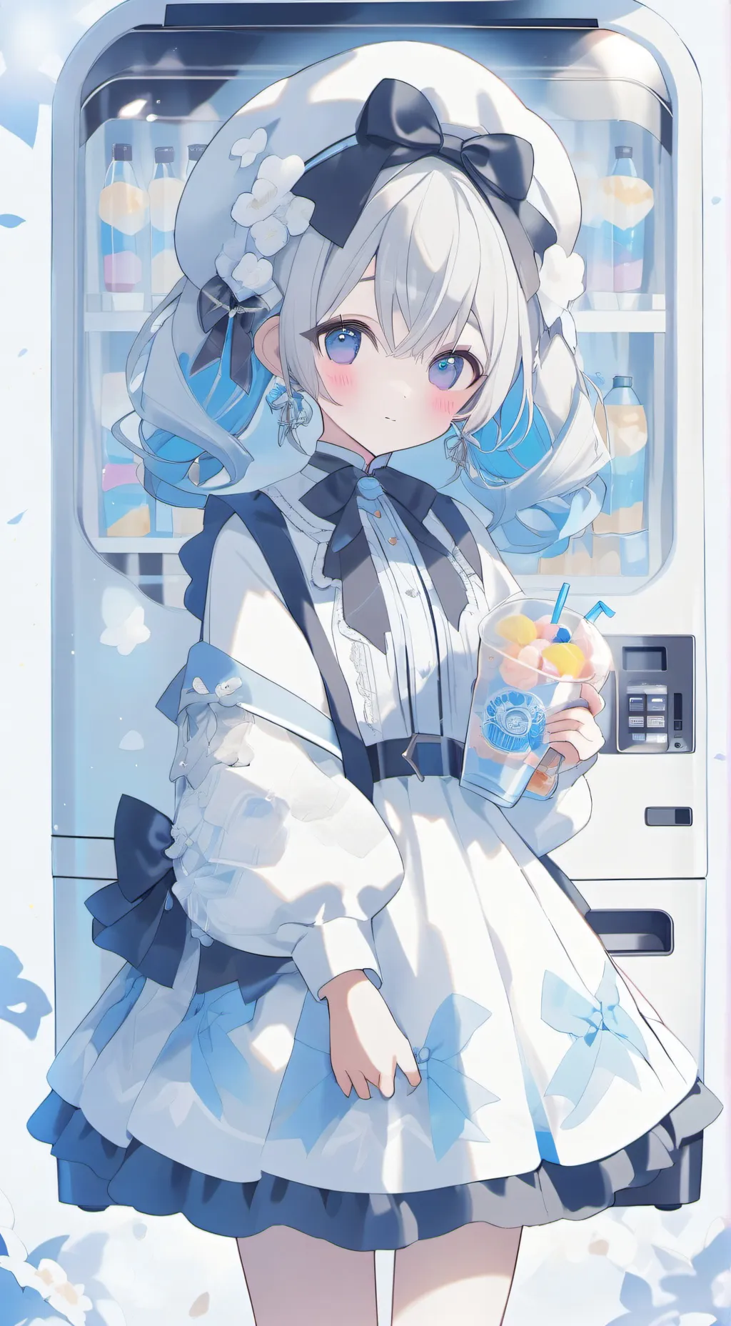 ai character: Vending Machine  background