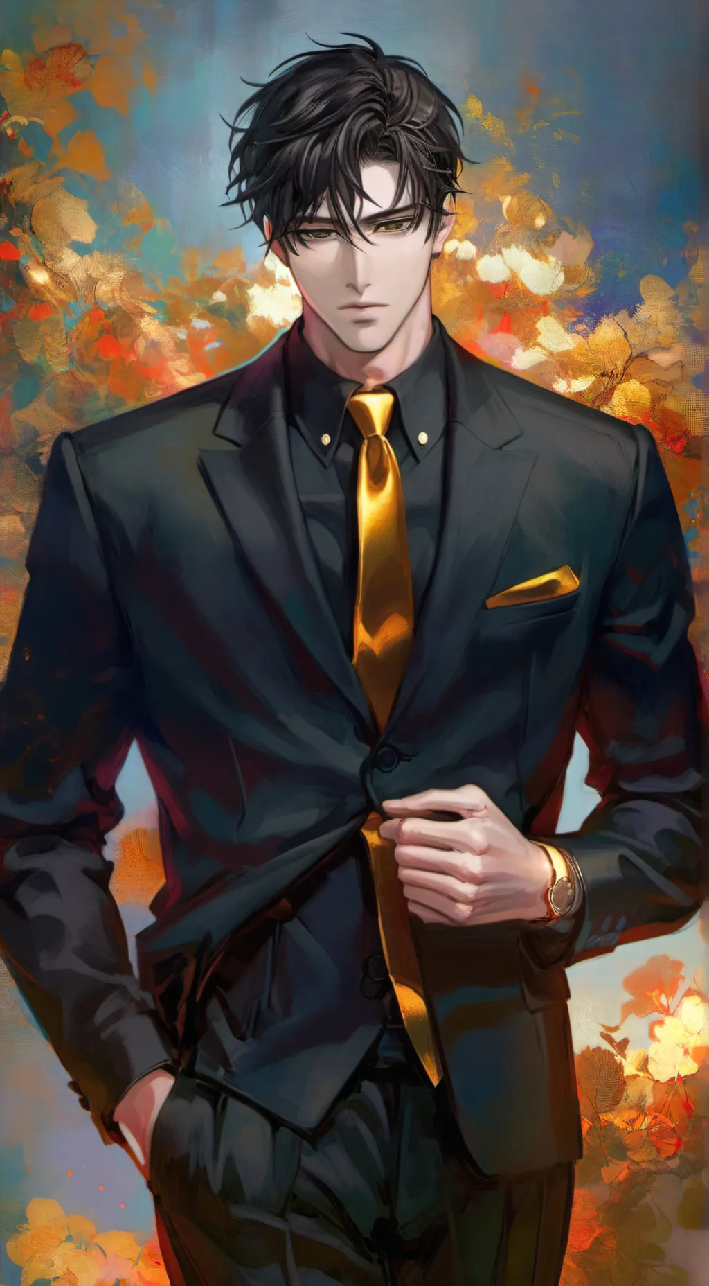 ai character: Erick Wang  background