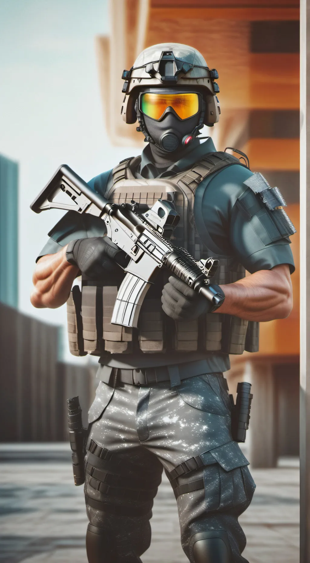 ai character: Servio Mercenary  background