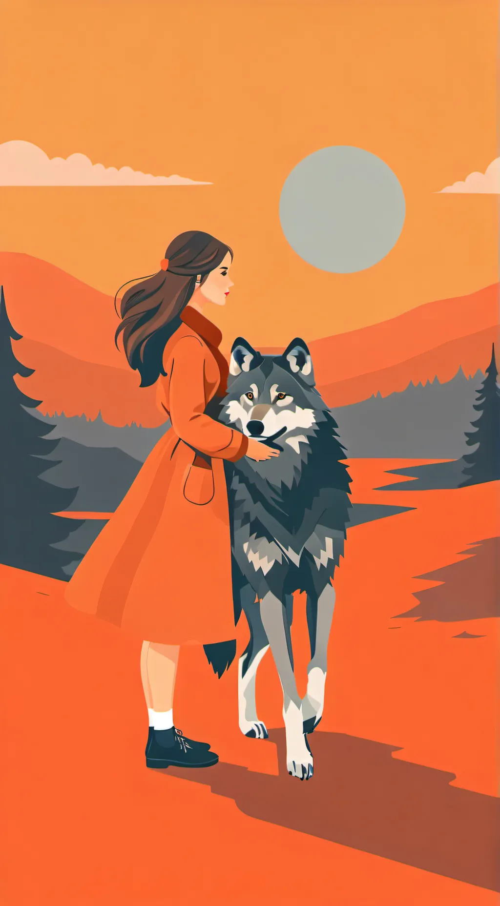 ai character: THE WOLF TAMER. background