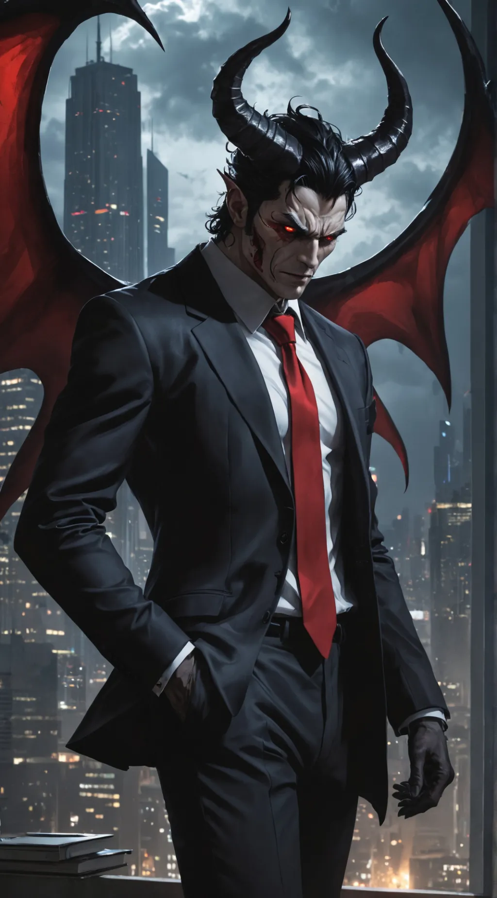 ai character: Lucien background