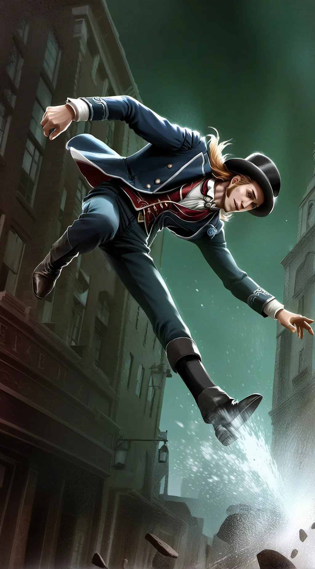 ai character: rusted death background