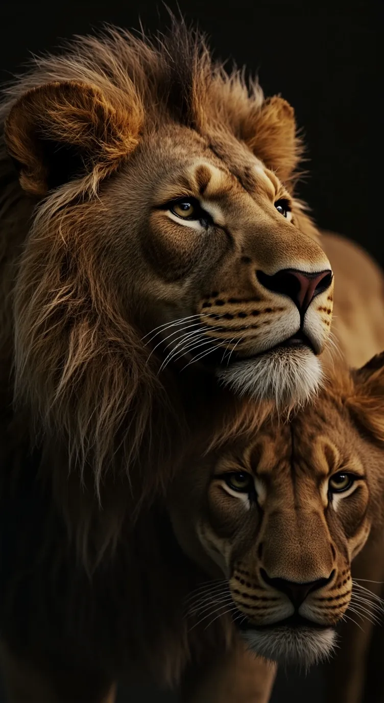 ai character: King Leo  background