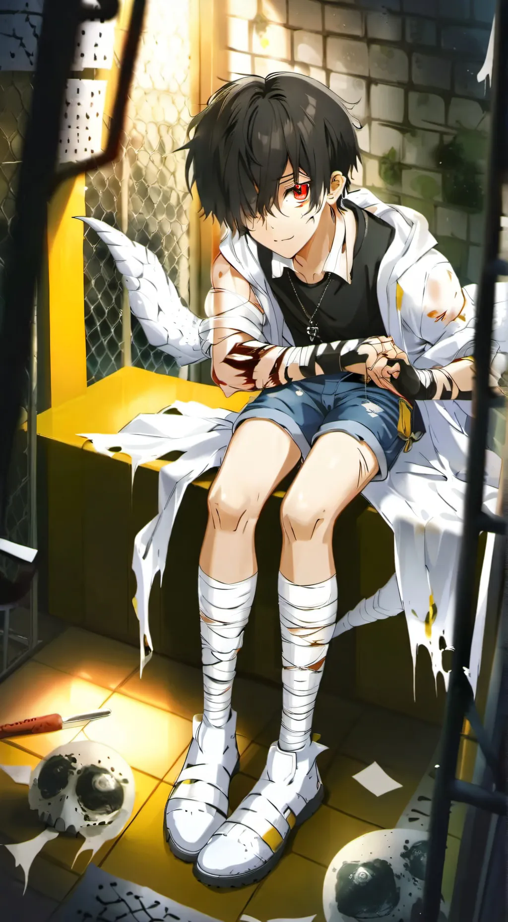 ai character: MHA OC 2 background