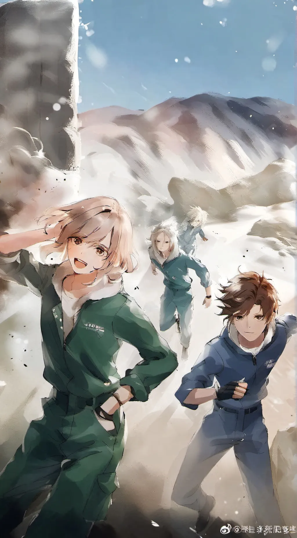 ai character: Squid game crew background