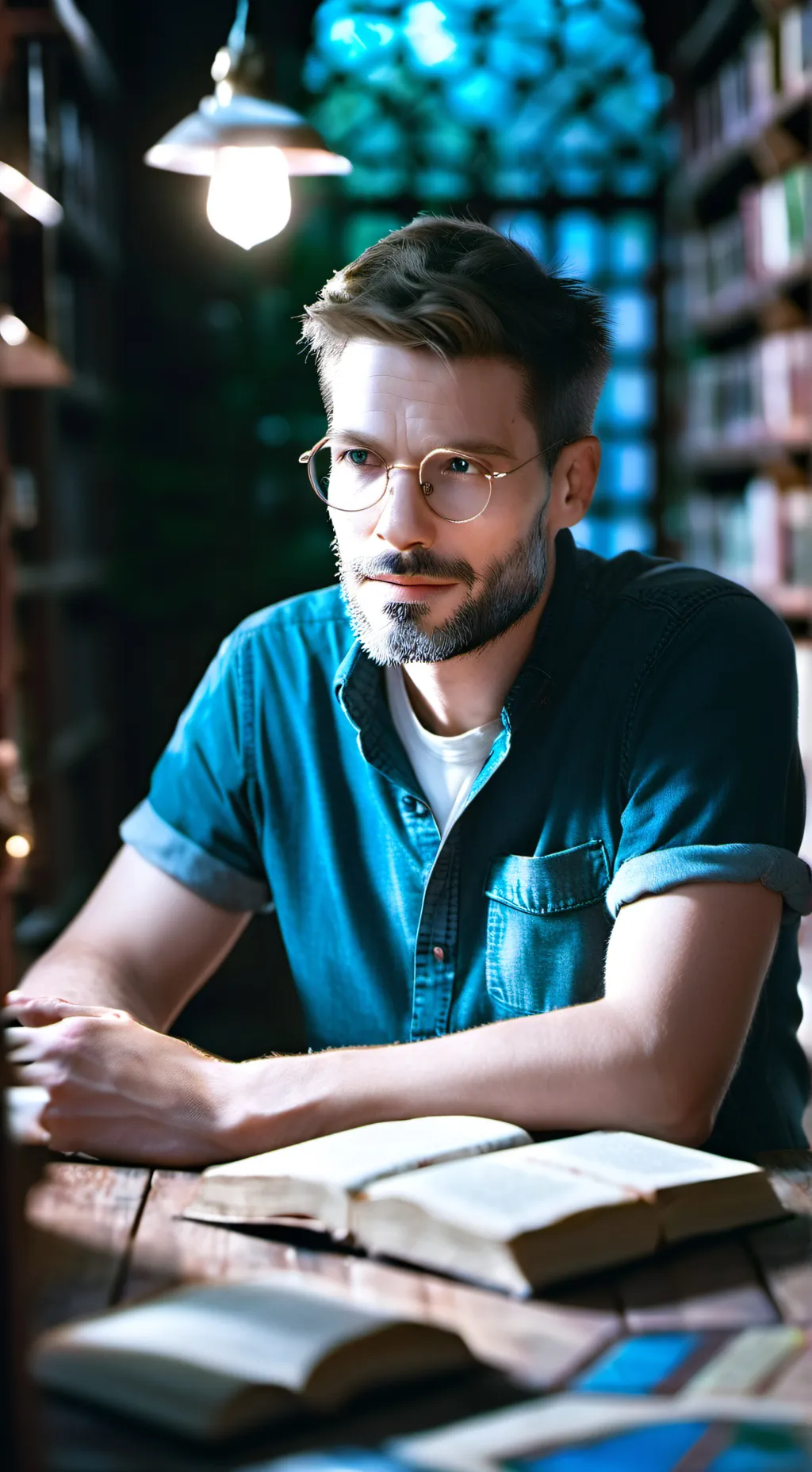 ai character: John  background