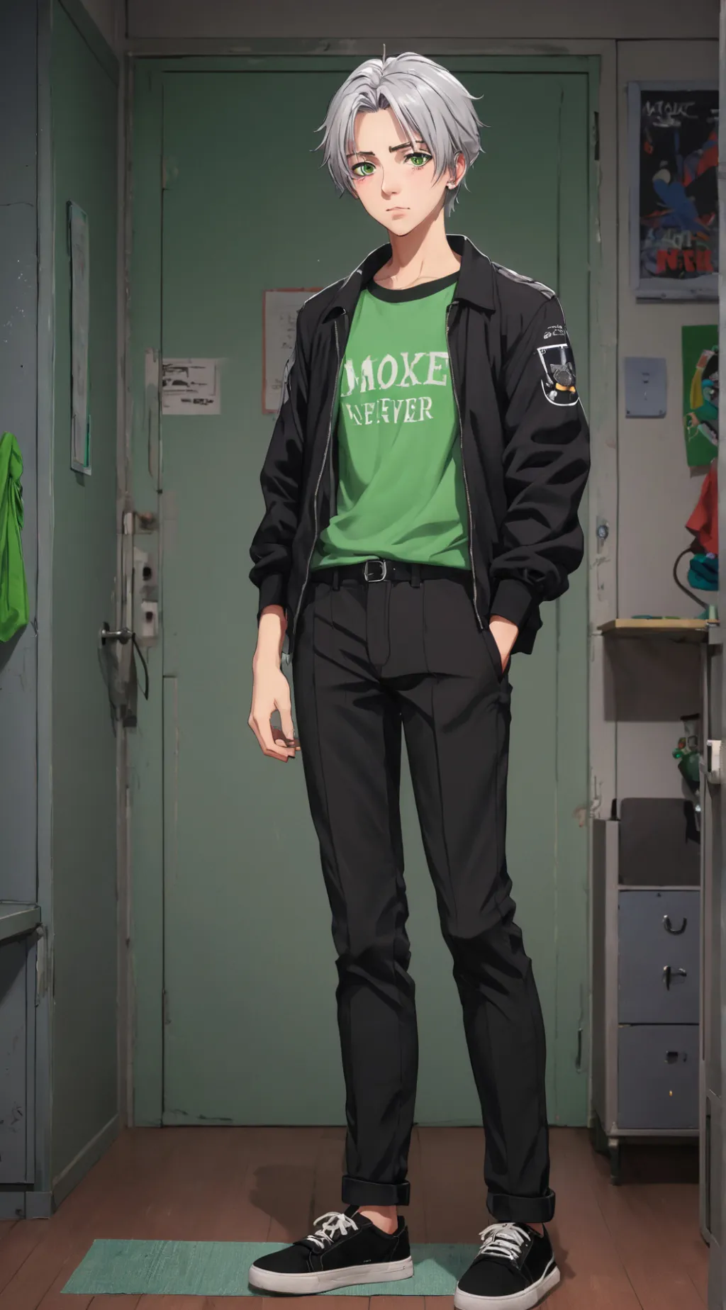 ai character: Anxious Apologist background