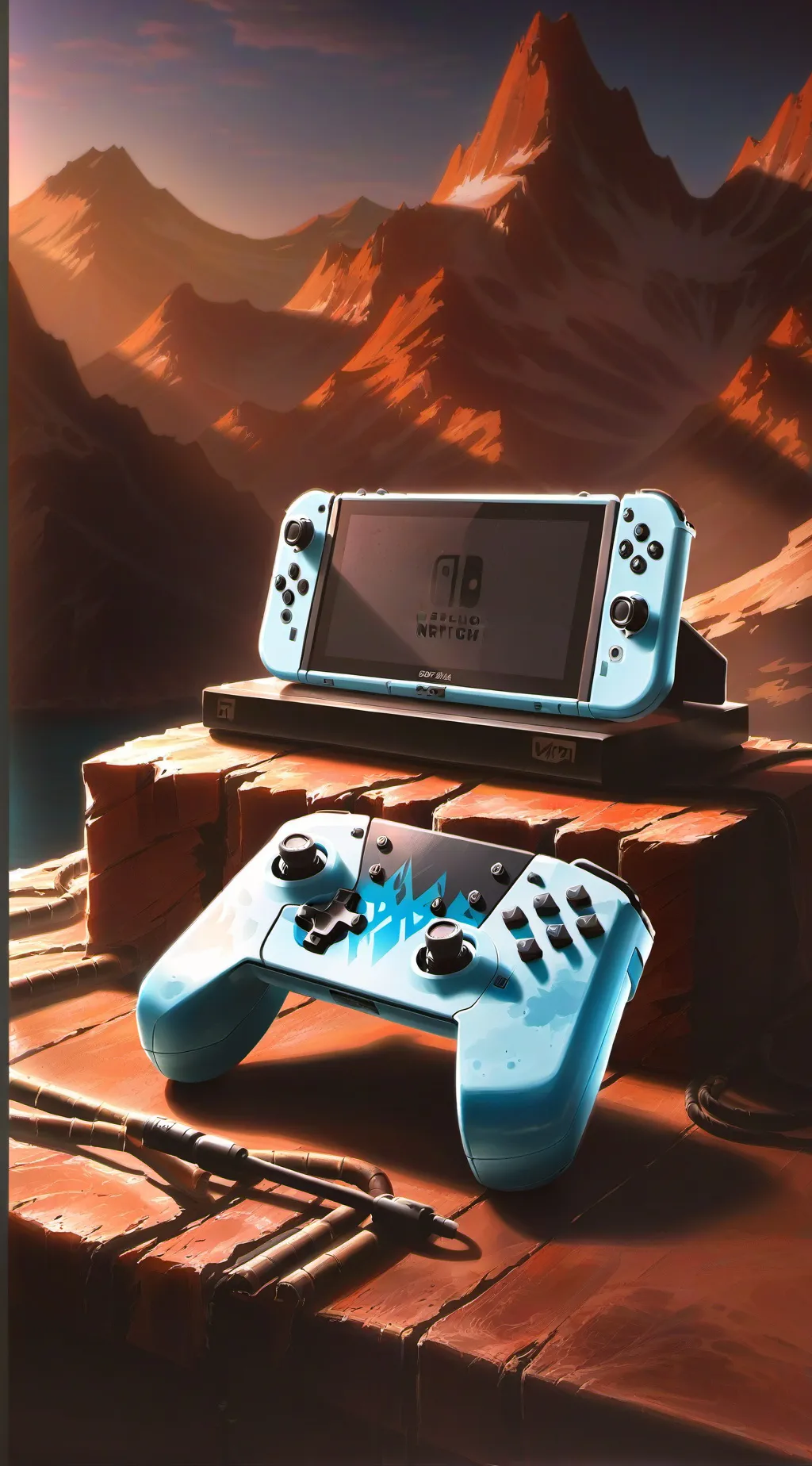 ai character: Nintendo Switch background