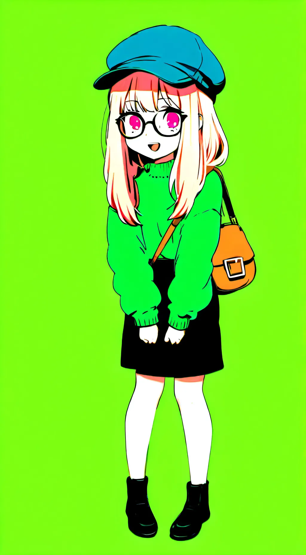 ai character: uh uwu cat  background