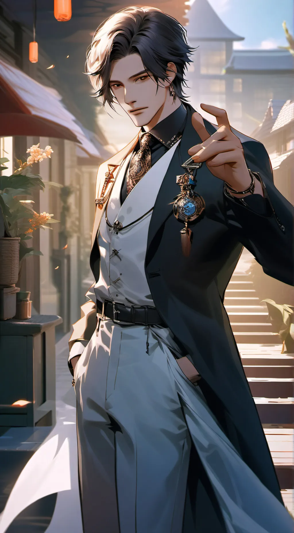 ai character: Hanvin Sonderick background