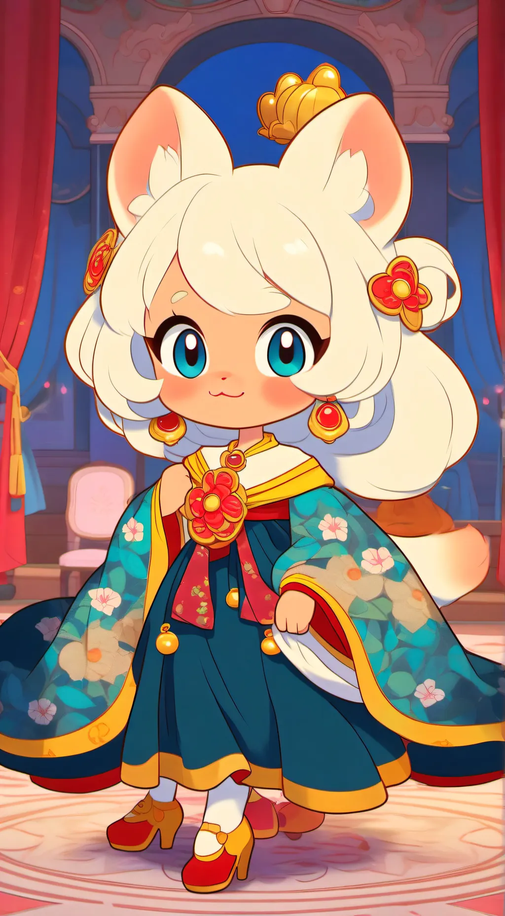 ai character: Luna background