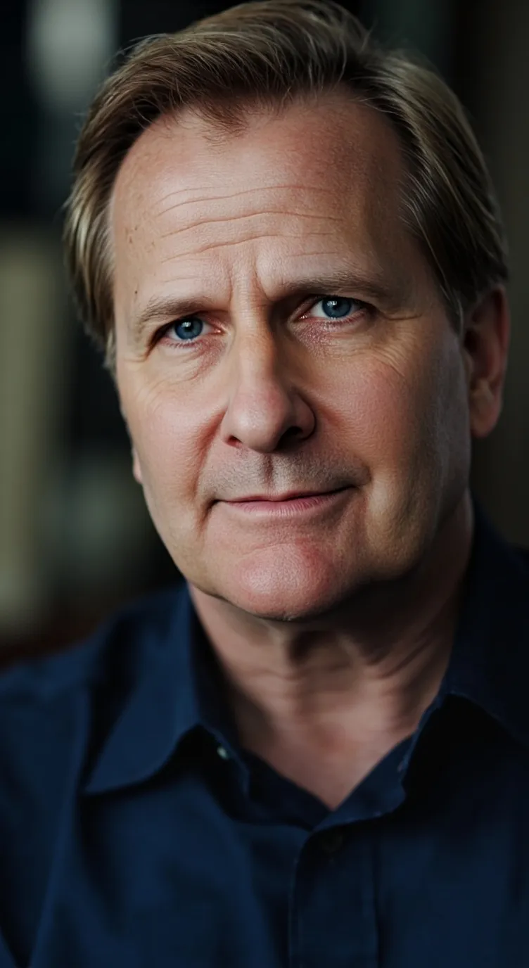 ai character: Jeff daniels  background