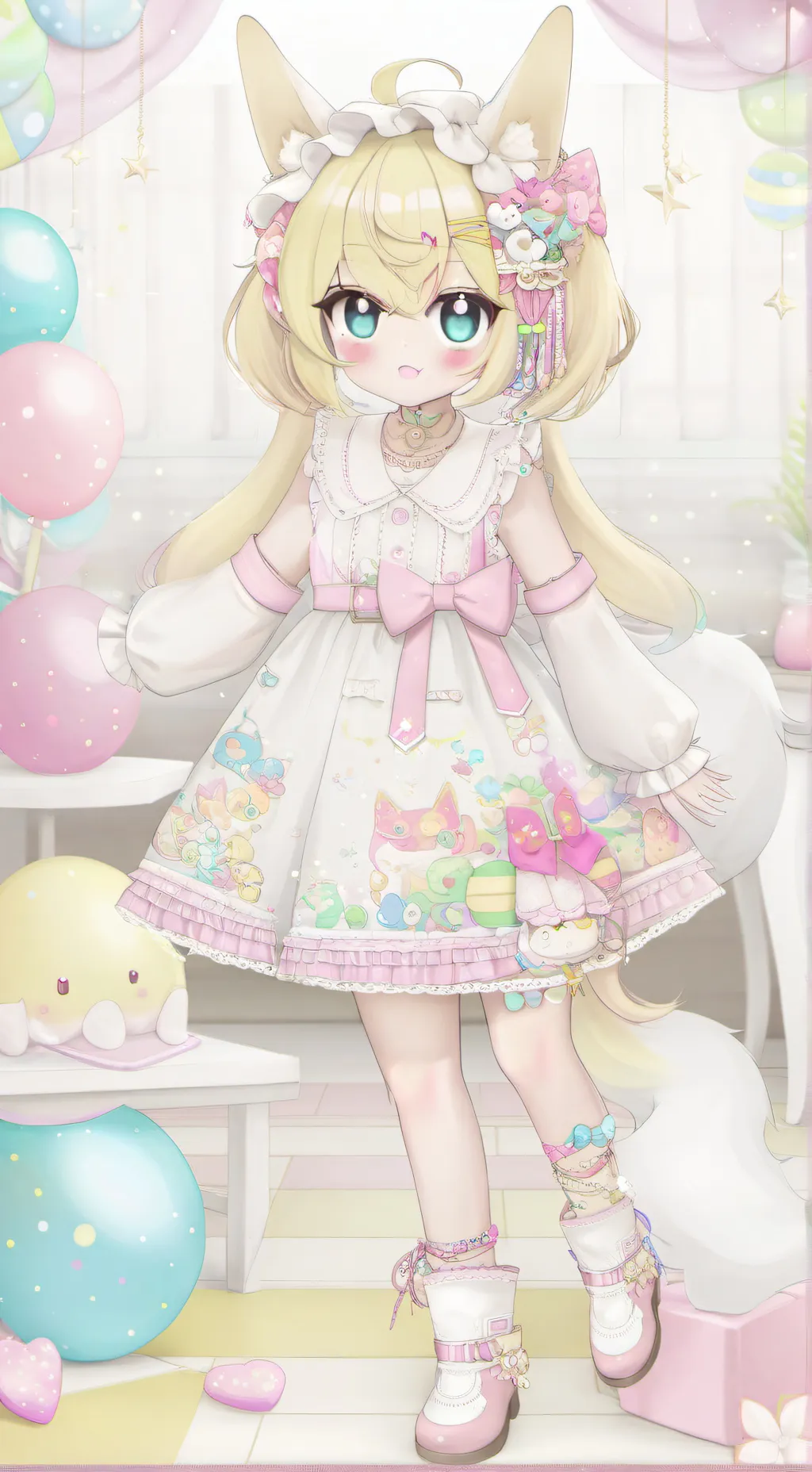 ai character: Yatta the pinata! background