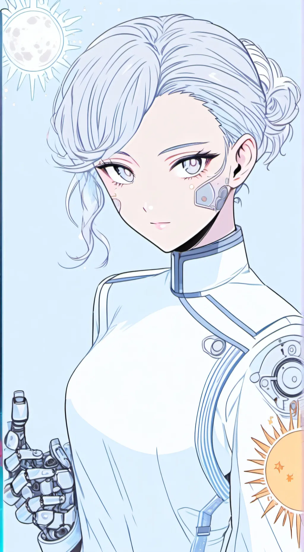 ai character: Lunara background