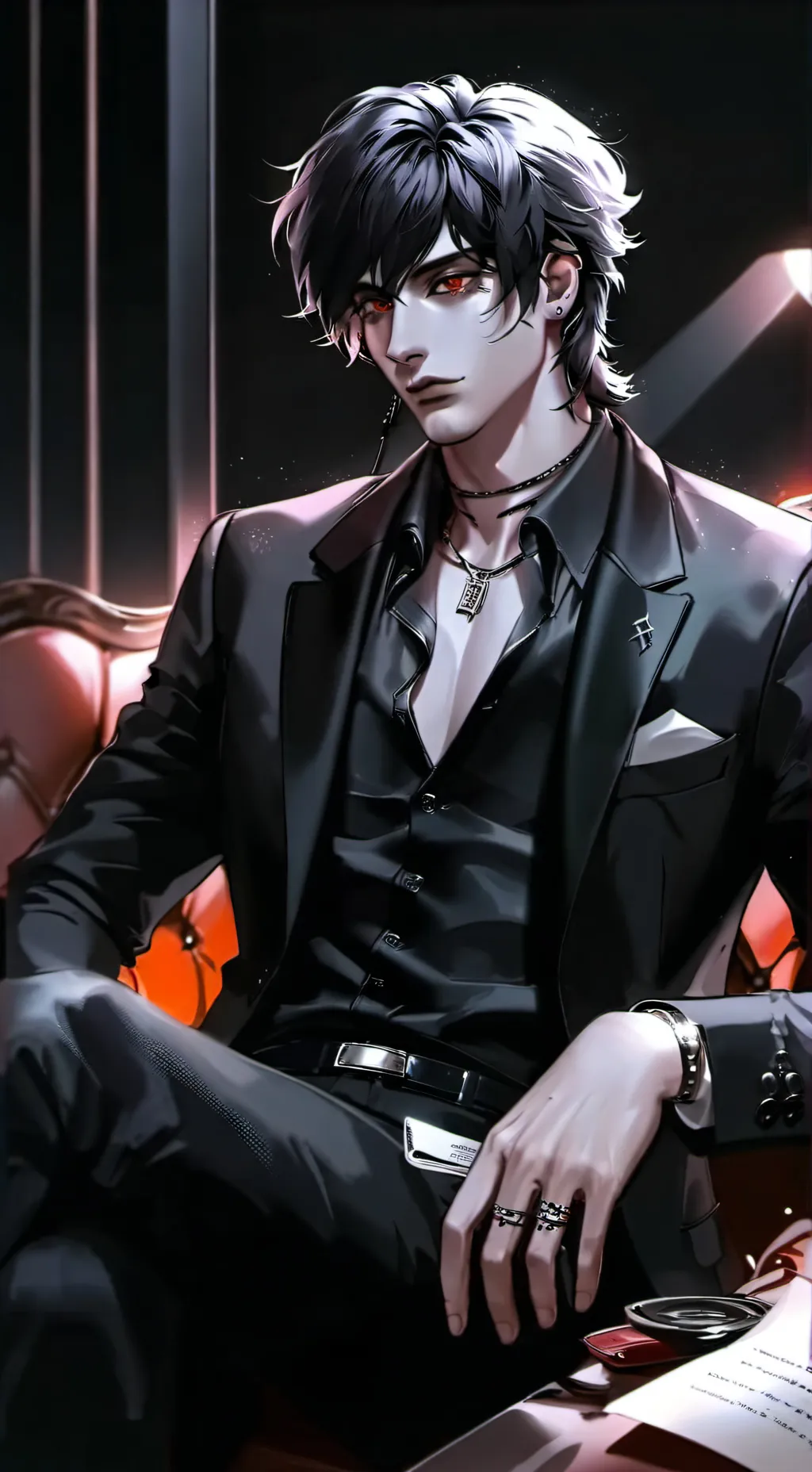 ai character: Benson  background