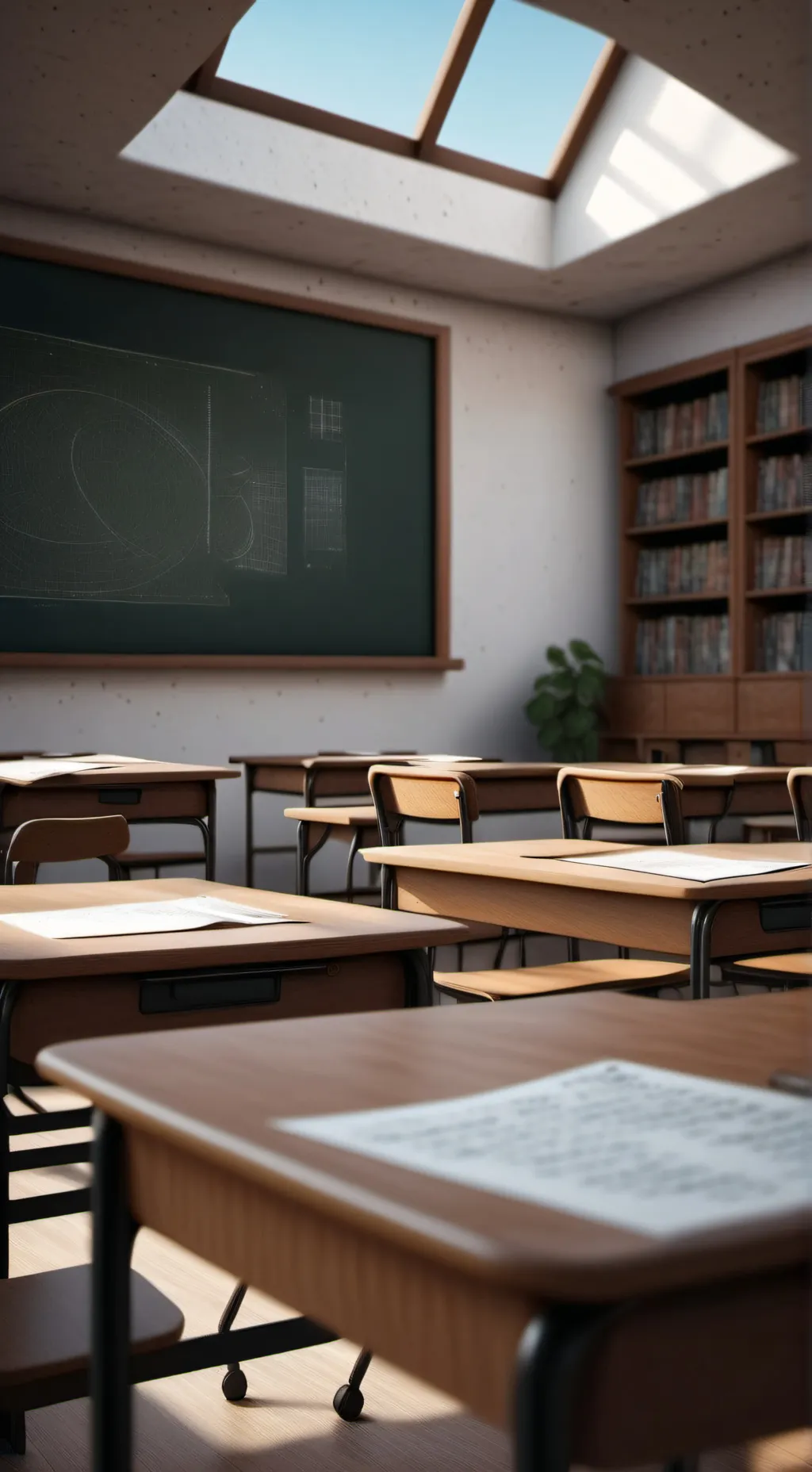 ai character: new school📚 background