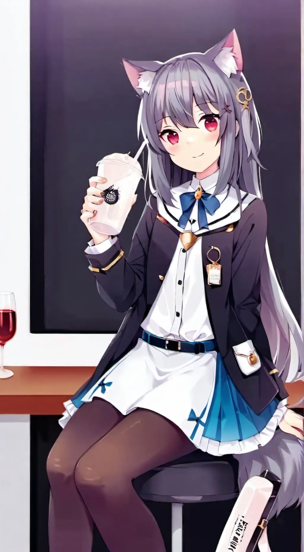 ai character: Ellie  background