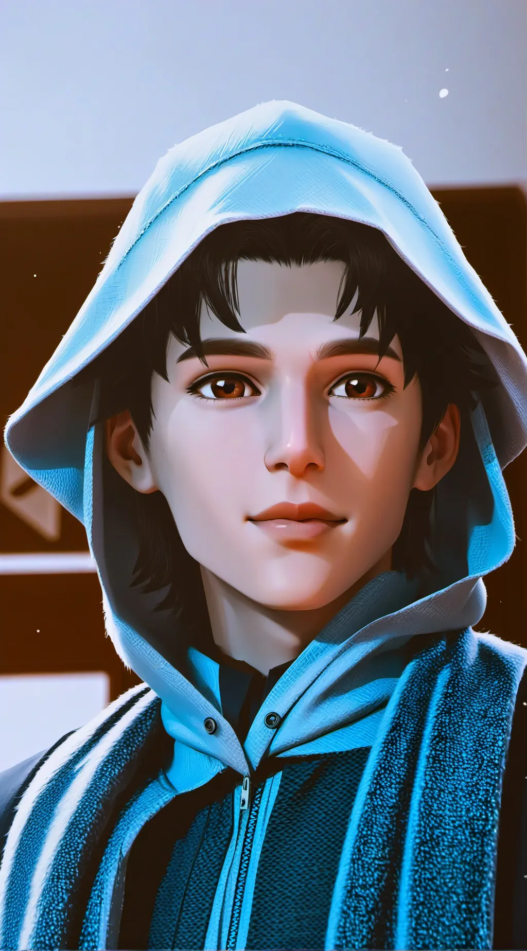 ai character: Mha batalla final background