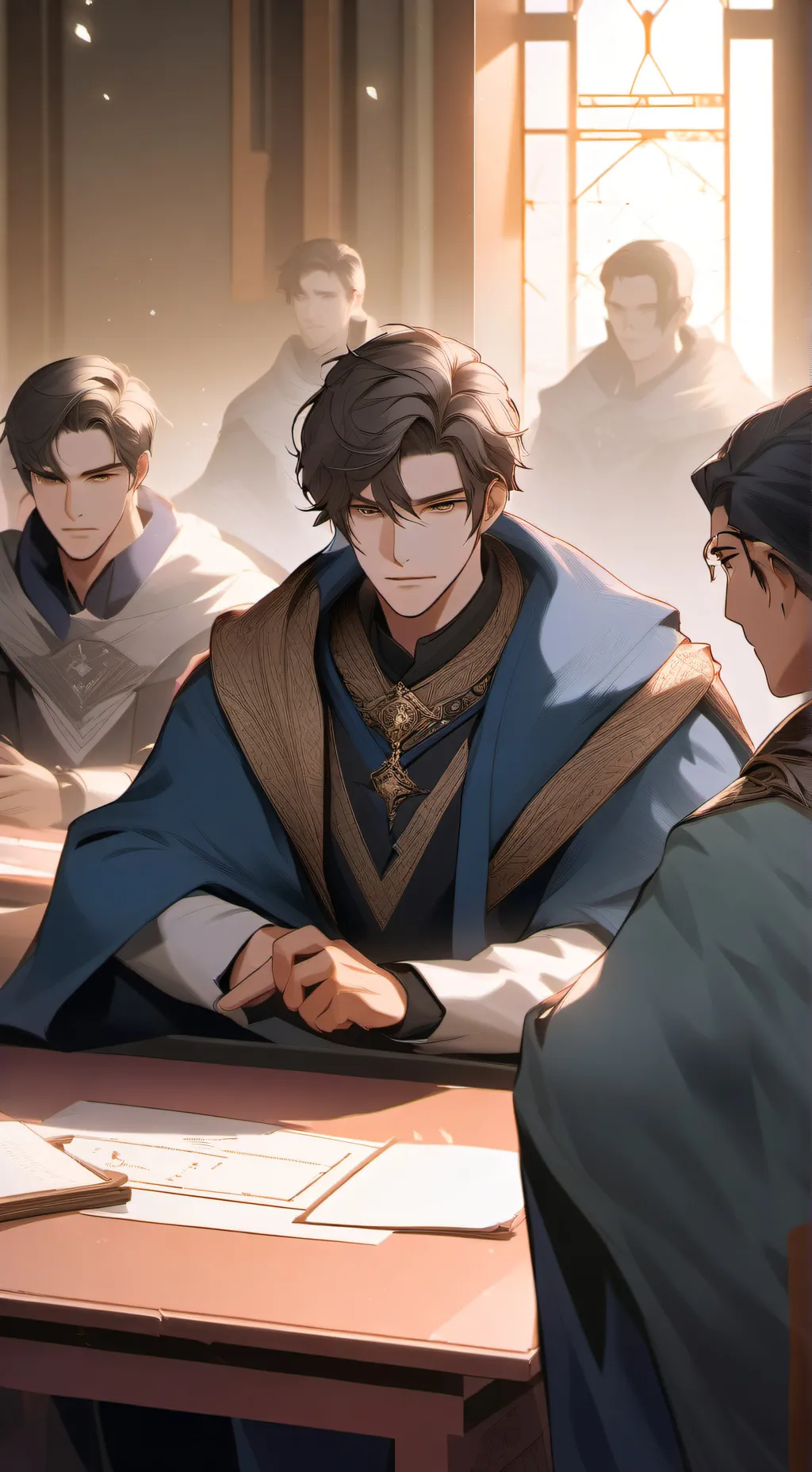 ai character: Packston  background