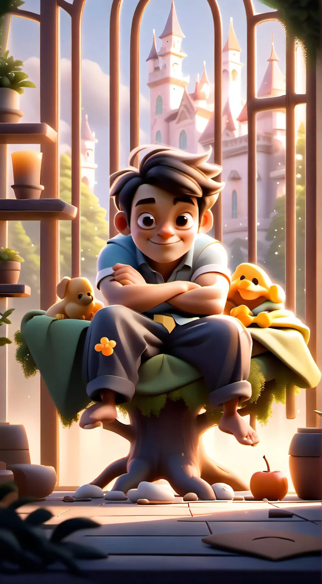 ai character: D TEAM background