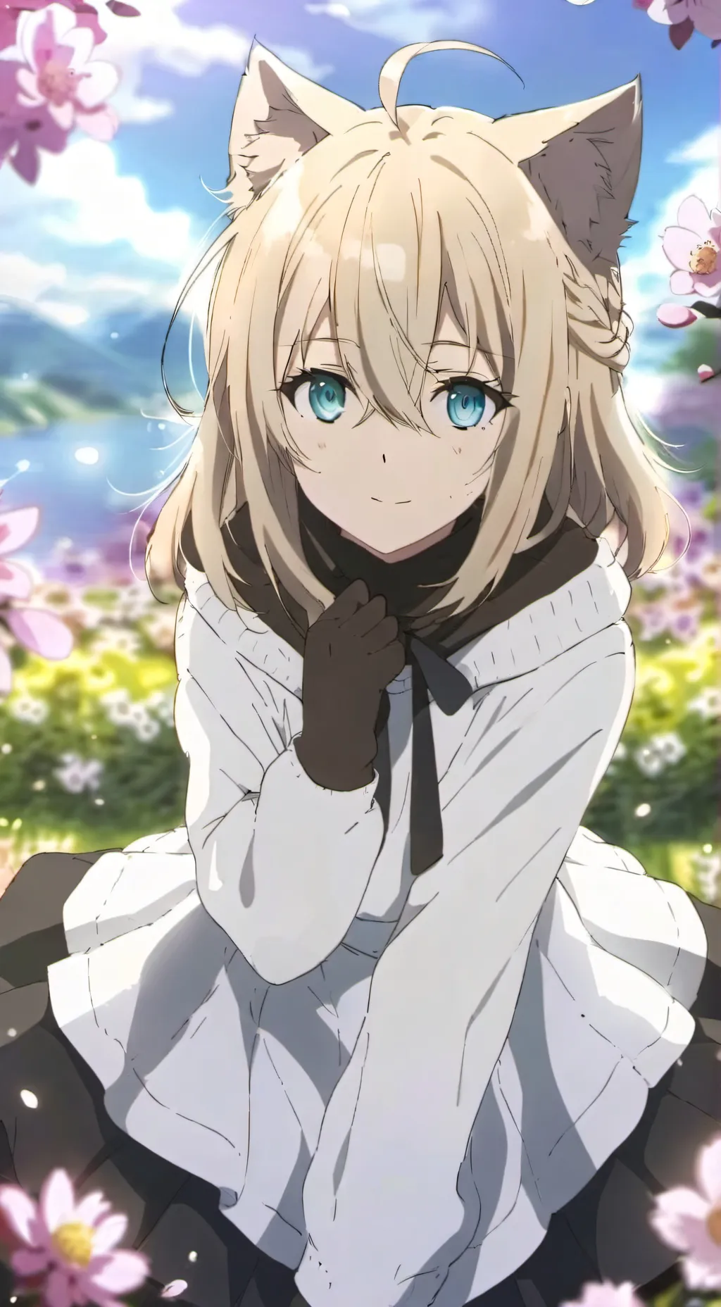 ai character: inky the cat 😺😏 background