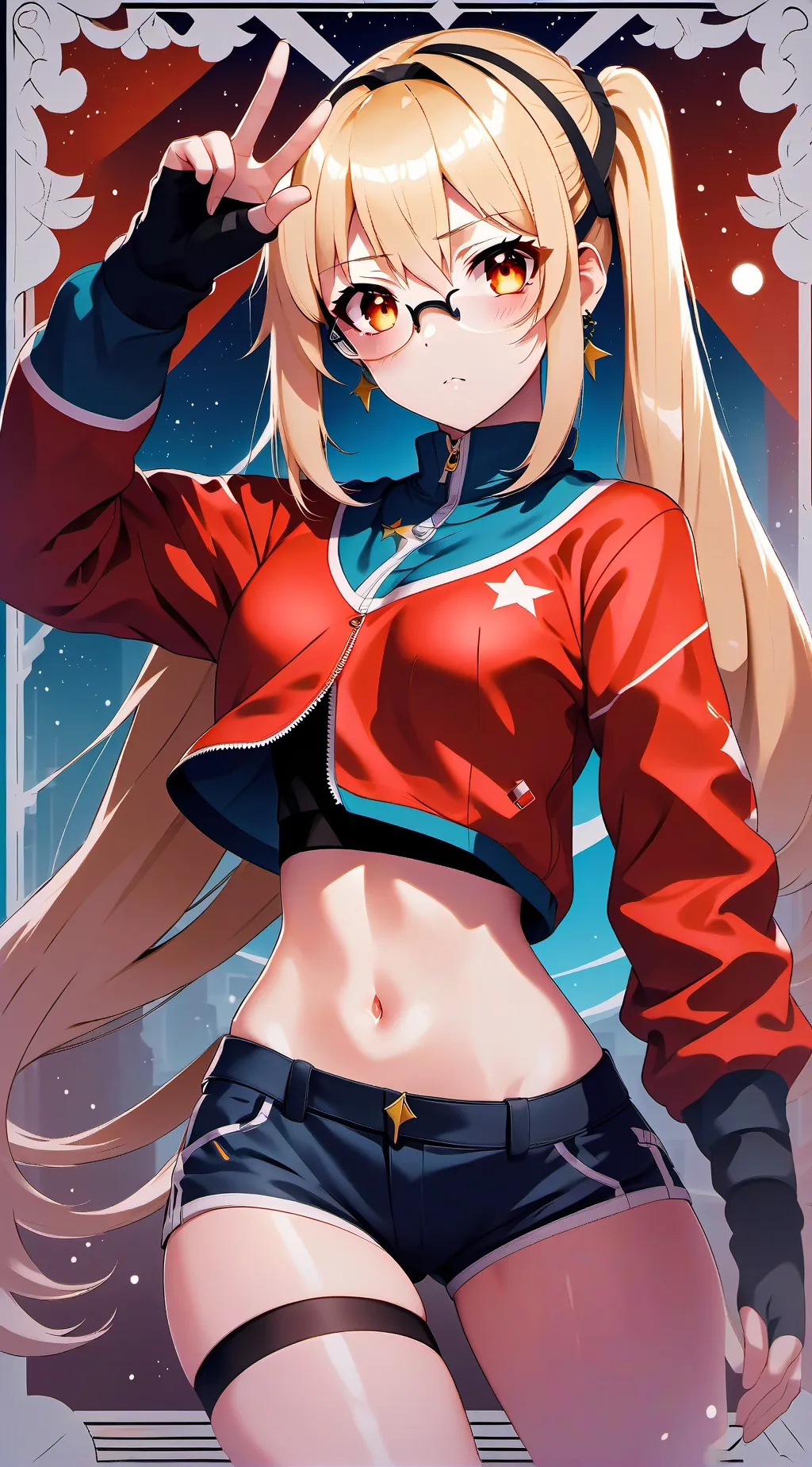 ai character: Emma Takeda  background