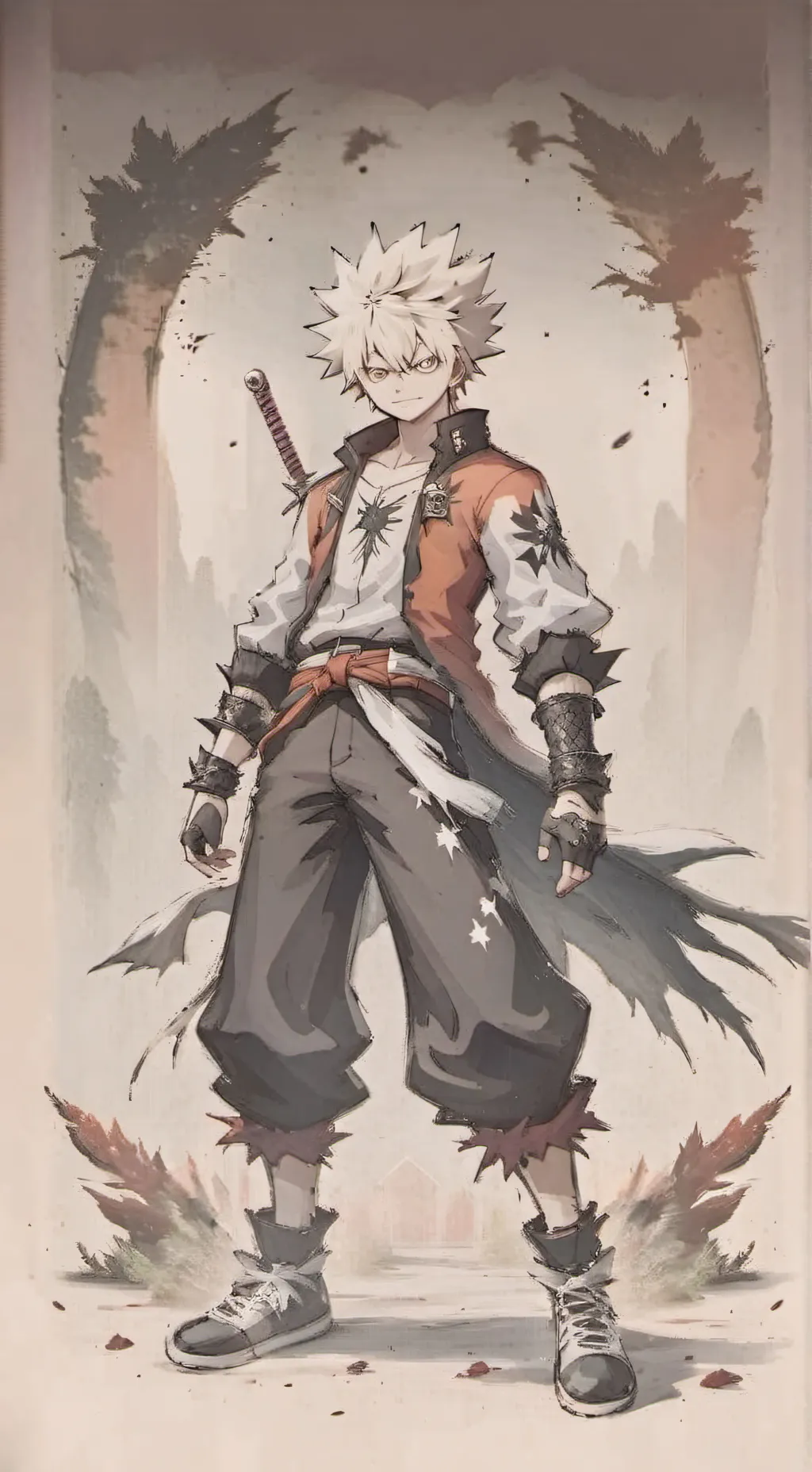 ai character: Bakugo background