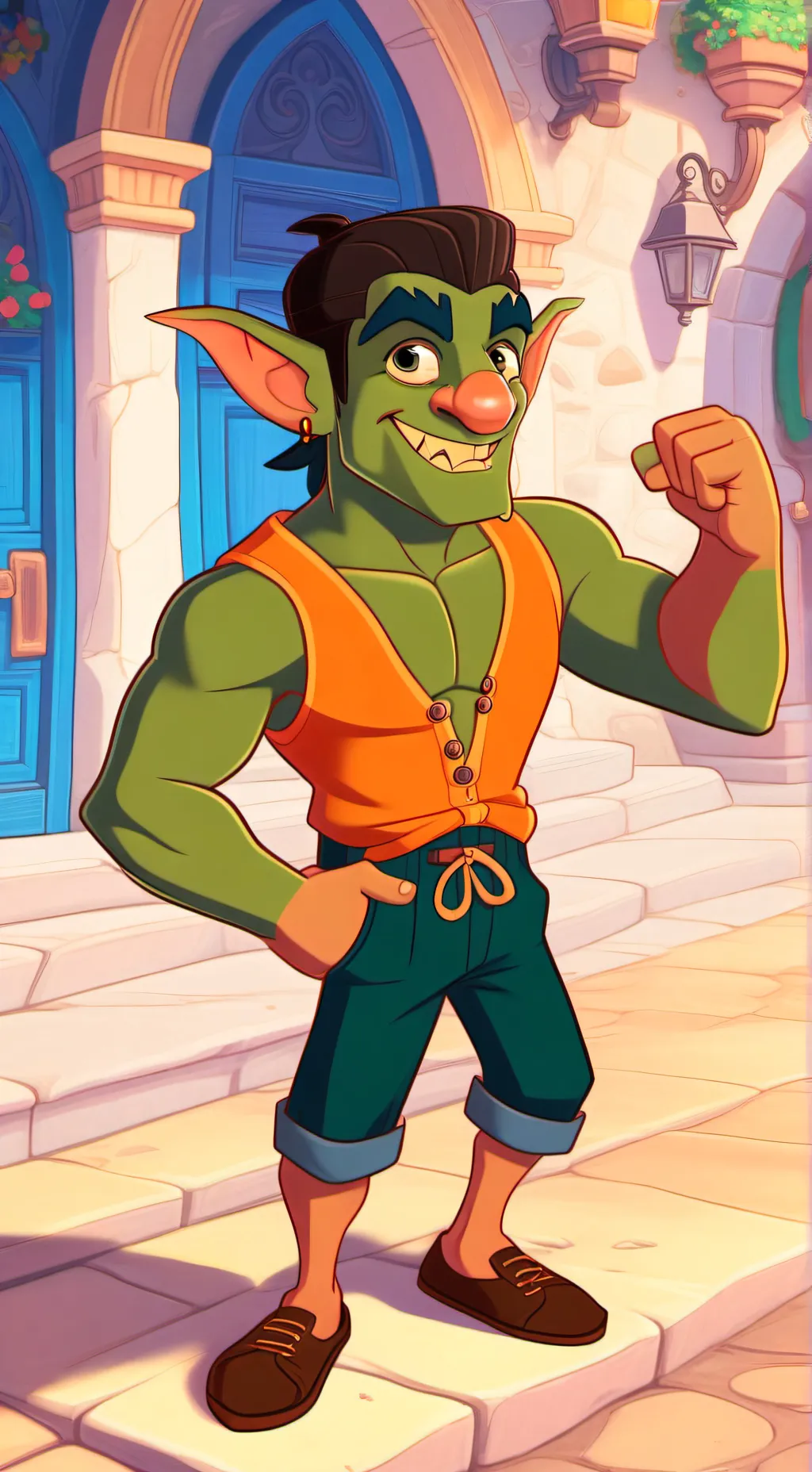 ai character: Chris background