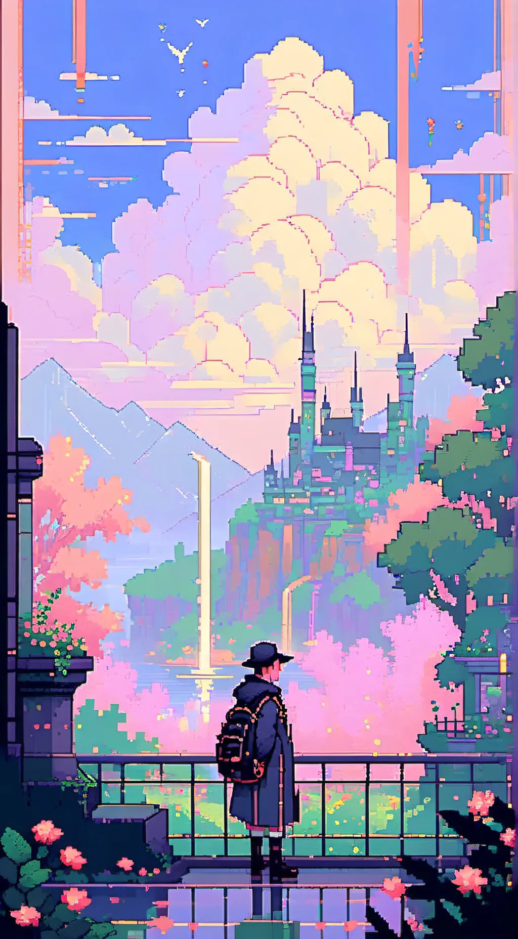 ai character: CH adopt a cat 🐱 background