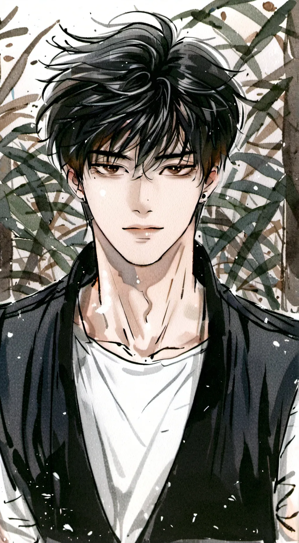 ai character: Aden  background