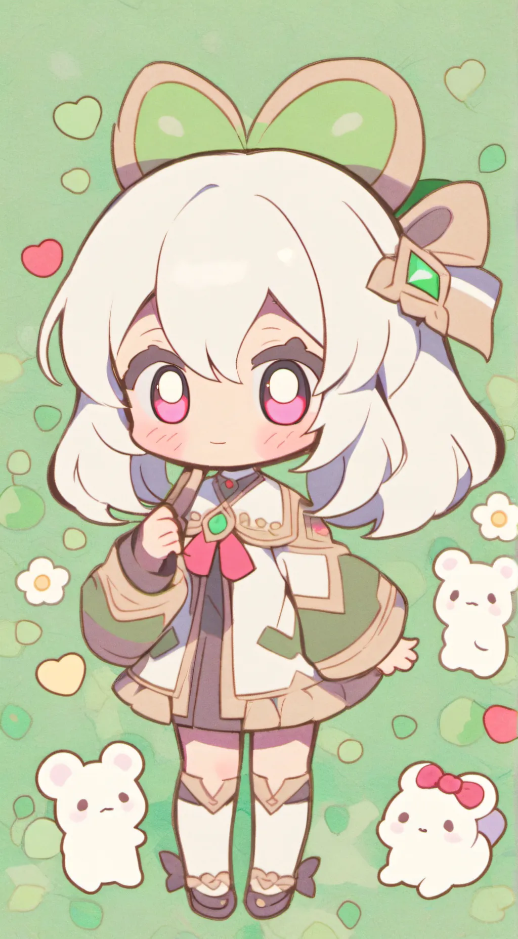 ai character: айина Пол background