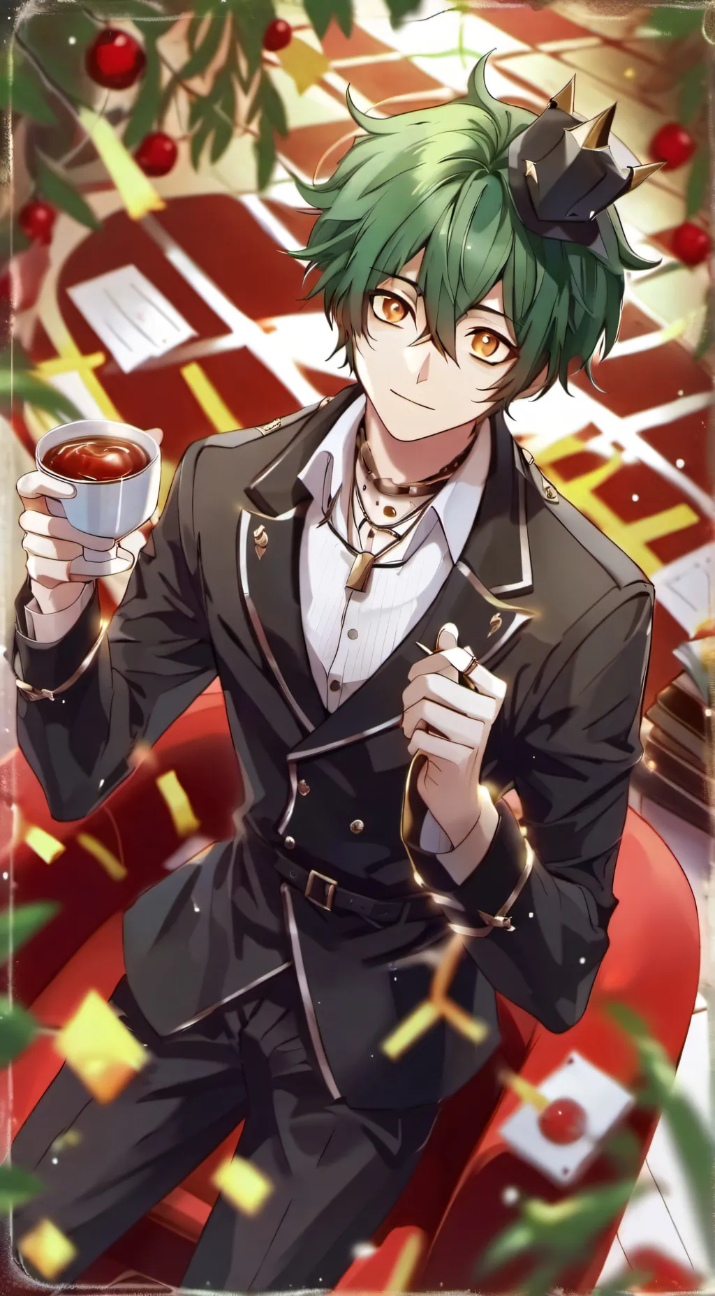 ai character: Deku background