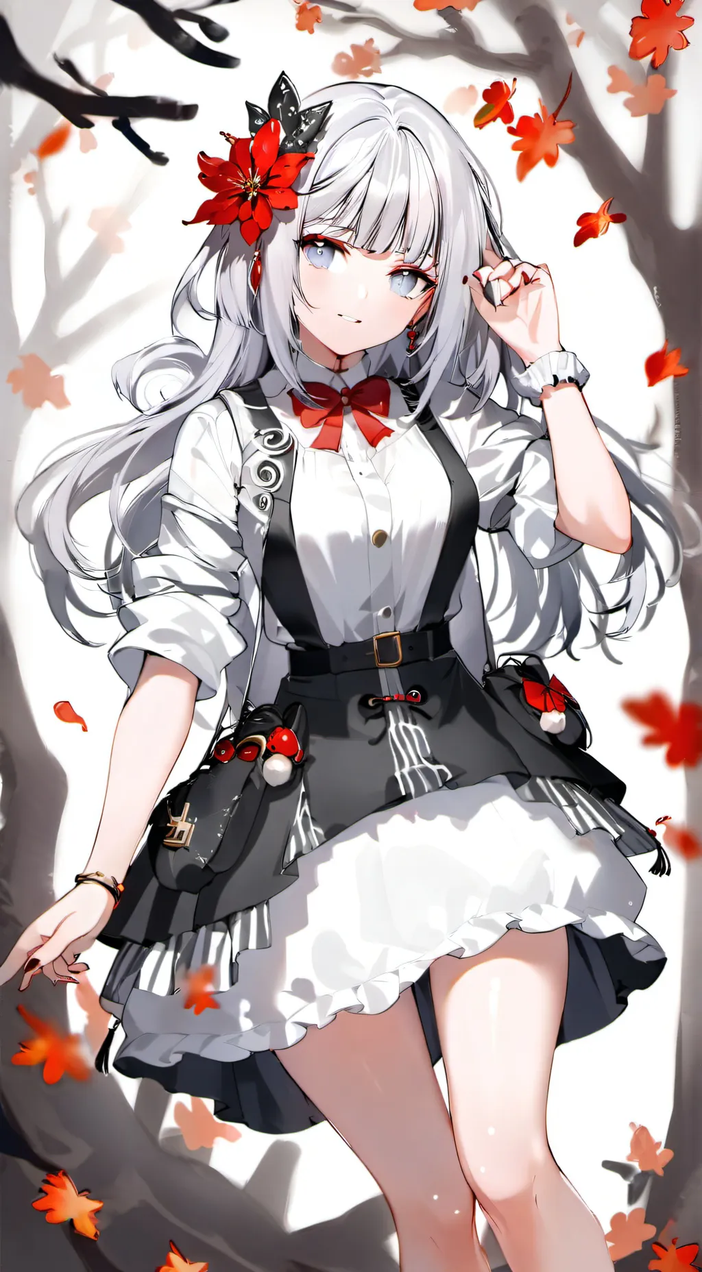 ai character: Aurora background